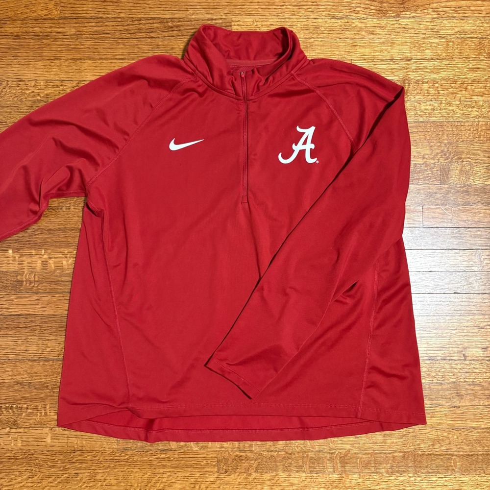 Nike Red Quarter-Zip Sweatshirt